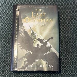 Percy Jackson The Last Olympian Hardcover Book, First Edition, Book 5